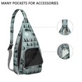 thumbnail image 2 of Polar Bear Sling Backpack - Winter-Themed Artistic Bear Pattern, Multi-Functional Anti-Theft Pack for Outdoor Adventures & Hiking, 2 of 4