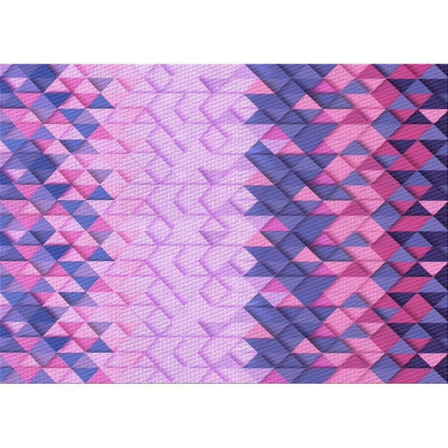 Ahgly Company Machine Washable Indoor Rectangle Transitional Dark Orchid Purple Area Rugs, 2' x 3'