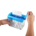thumbnail image 3 of A6 Portable Manual Paper Shredder Hand Crank Shredder Transparent Body File Crushing Machine for Office School Family, 3 of 7