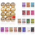 thumbnail image 2 of Christmas Decorative Balls Christmas Tree Hanging Christmas Ball Hanging Decorations 24PCS(Red), 2 of 8