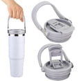 thumbnail image 1 of WIFKLSIIPG Couvercle de Gobelet pour IceFlow 20oz 30oz Remplacement Couvercle de Paille Anti-Déversement avec Poignée & Paille, 1 of 5