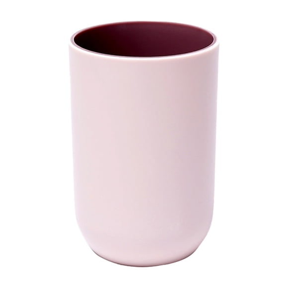Apeya Reusable Plastic Drinking Cup, for Adults & Kids, Bathroom Toothbrush Cup,Simple Wash Cup Household Toothbrush Cup Pink