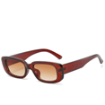 thumbnail image 1 of DAMAIE Rectangle Sunglasses Women Vintage Retro Glasses Wide Black Tortoise Frame, 1 of 6