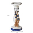 thumbnail image 2 of IH Casa Decor Pilier Bandlerser Avec Guirlande Perlée 9.25", 2 of 3