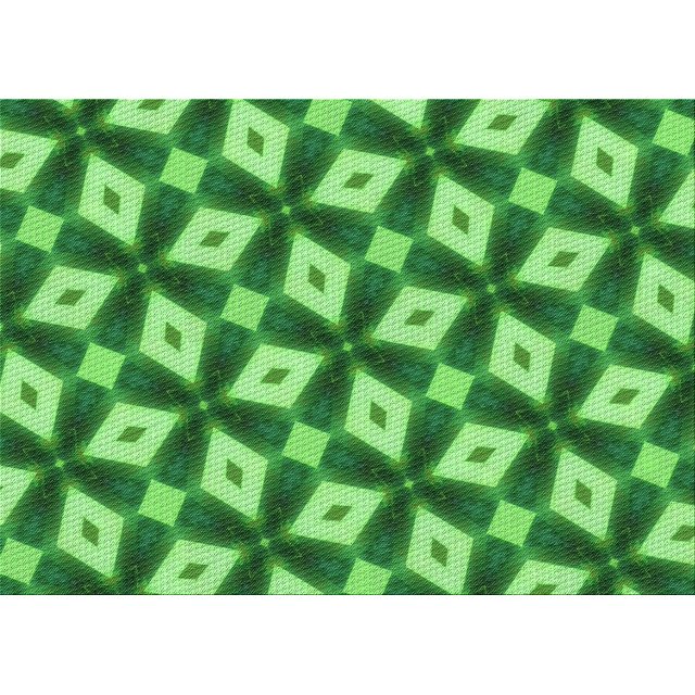 Ahgly Company Machine Washable Indoor Rectangle Transitional Green Area Rugs, 3' x 5'