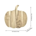 thumbnail image 3 of Vegetable Cutter 2 Pumpkin Shaped Wood Cutting Board for Kitchen and Food Prep Crafted from Natural Wood for Chopping Meat and Vegetables Halloween Tableware, 3 of 7