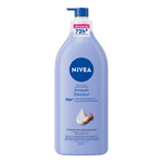 NIVEA Lisse 72-Hr Lotion corporelle hydratant pour peau sèche avec acide hyaluronique, 625 mL