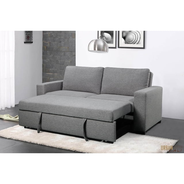 Urban Cali Eureka Sleeper Sofa Bed in Solis Grey