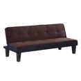 thumbnail image 2 of ACME Hamar Adjustable Sofa in Chocolate Flannel Fabric, 2 of 2