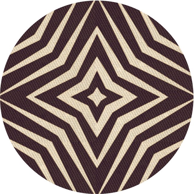 Ahgly Company Tapis d'Aire Intérieur Lavable à la Machine, Carré, Transitionnel, Beige Clair Français Brun, 3 Pieds Carré