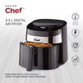 thumbnail image 4 of MASTER Chef Friteuse à Air Chaud Électrique Antiadhésive avec Affichage Numérique, 4 Pintes, 4 of 4
