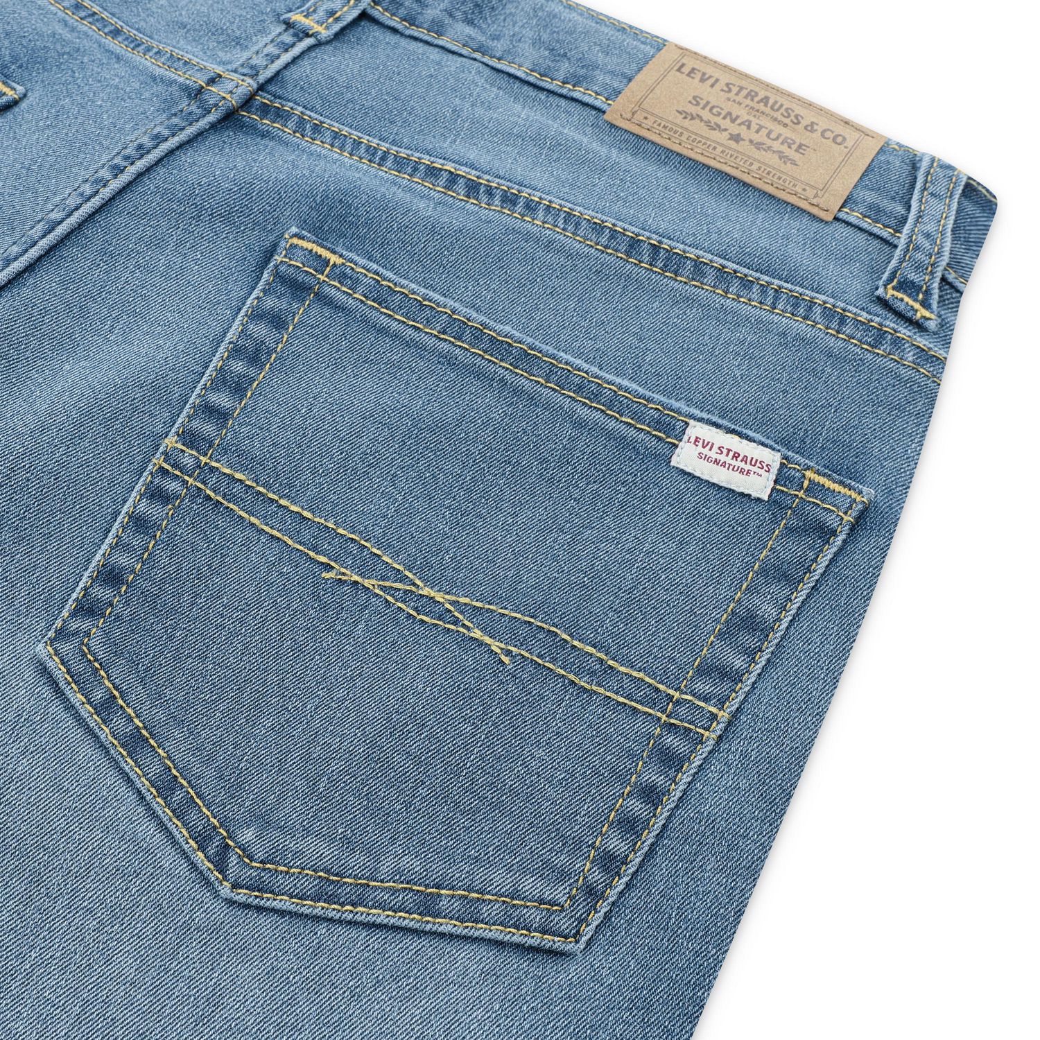 Jean à coupe décontractée jambe droite Levi Strauss Signature pour garçon