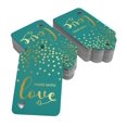thumbnail image 2 of Inkdotpot Real Gold Foil Made With Love Text Tags Favor Hang Paper Tags 50 Pack, 2 of 6