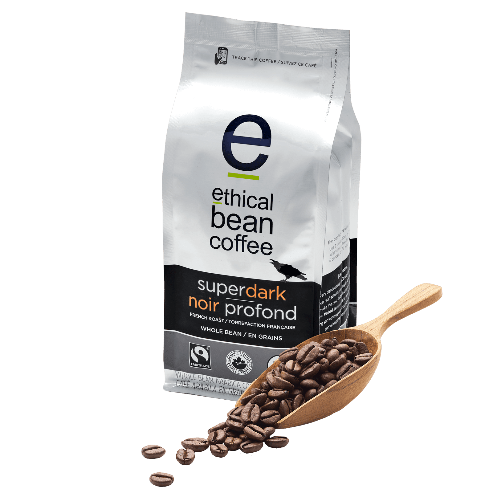 Ethical Bean 2lb Superdark French Roast Whole Bean Bag
