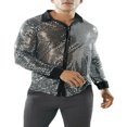 thumbnail image 1 of Chemise à Sequins Printemps Automne pour Hommes Manches Longues Col Rabattu Chemise à Pois, 1 of 5