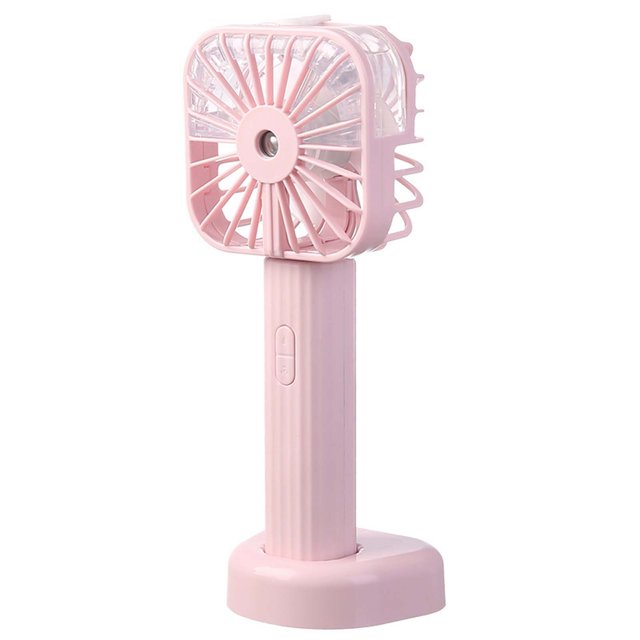 Dvkptbk Small Fan Usb Spray Water Replenishing Humidification Desktop Small Fan Charging Portable Quiet Mini Student Fan Fans