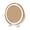 White, variant on Riforla Vanity with Lights LED Makeup Lighting Modes with Magnification 360°Rotation Round Lighted Makeup for Bedroom Tabletop Make up mirror Gold