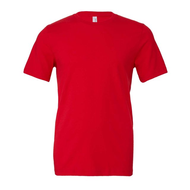 BELLA+CANVAS pour Hommes 3001c, TG, Rouge