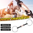 thumbnail image 1 of Courbe Poli Formation Professionnel en Acier Inoxydable Mini Snaffle Bit Roller Portable Anneau en Vrac Accessoires Bouche de Cheval 3 Taille, 1 of 7