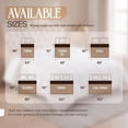 thumbnail image 2 of Beddora Queen Size Quilted Comforter White – Microfiber Down Alternative Duvet Insert, All Season Warmth, Box Stitched, Corner Tabs, Machine Washable, 2 of 5