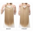 thumbnail image 3 of yeacher Extension de Cheveux Longs et Raides Invisible Ajustable en une Pièce pour Femmes, 22 Pouces, Couleur M02, Modèle 8T16#, 3 of 5