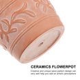 thumbnail image 2 of 2pcs Outdoor Plant Pots Terracotta Flowerpot Desk Ornament for Home Office, 2 of 7