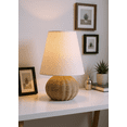 thumbnail image 1 of Mainstays 13 inch Rattan Pattern Polyresin Accent Lamp, 1 of 5