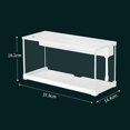 thumbnail image 3 of BeesClover Betta Fish Tank, Clear Acrylic Aquarium Tank Bowl for Goldfish Small Fish, Top Circulating Filtration System, Silent Water Pump, Home Office Desktop Decorative, 3 of 6