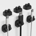 thumbnail image 2 of Usb Charging Cable 6 Desktop Data Cable Sorting and Fixed Equipment Equipment Cable Clamp Charging Wire Mouse Cable Clamp Cable Buckle Charging Cable Organizer, 2 of 6