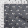 thumbnail image 1 of oneOone Tissu en Viscose Chiffon Imprimé Bloc Éléphant 42 Pouces de Large, 1 of 4