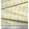 thumbnail image 2 of Soimoi Crepe Silk Fabric Flower Artistic Print Sewing Fabric Yard 42 Inch Wide, 2 of 3