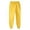 Yellow, variant on Aqestyerly Men's Casual Sweatpants Hip-Hop Pants Leggings Padded Sport Pants Comfortable Daily Wear Trousers HWRETIE