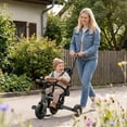 thumbnail image 2 of Tricycle Pliable 9-en-1 pour Tout-Petits INFANS, Convertit la Poussette en Draisienne avec Poignée de Poussée Réglable, Auvent et Dossier, Conversion à Pédales, Roues Arrière Rétractables pour 1 à 6 Ans, 2 of 9