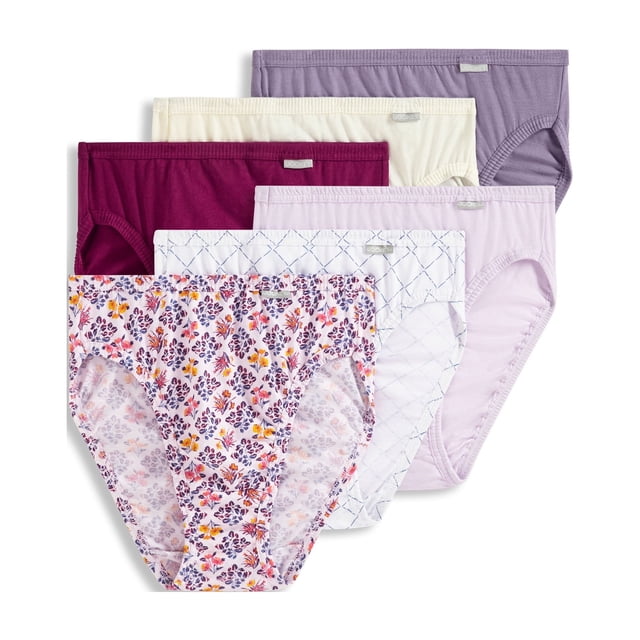 Jockey Femmes 100 % Coton Elance Coupe Française - Lot de 6
