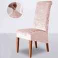 thumbnail image 1 of TopLLC Couverture Jetée, Couverture Jetée pour Canapé en Velours Extensible Chair Cover Grande Inclinée Dossier Haut Chair Cover Couleur Unie Maison Hôtel Salle à Manger Chair Cover Tout-en-un Tout Inclus Anti-Saleté Chairs Cover, 1 of 6