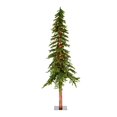 thumbnail image 1 of Vickerman A805172LED Arbre Natural Alpine de 7 Pi x 42 Po avec 921 Pointes et 300 Lumières DEL Multicolores, 1 of 3