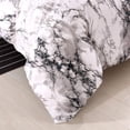 thumbnail image 4 of Lightweight Microfiber Bedding Duvet Cover Set, Marble Pattern, 4 of 7