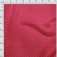 thumbnail image 3 of oneOone Viscose Tissu Rouge Géométrique Bandhani Robe Tissu Tissu Imprimé par la Cour 42 Pouces de Large, 3 of 4