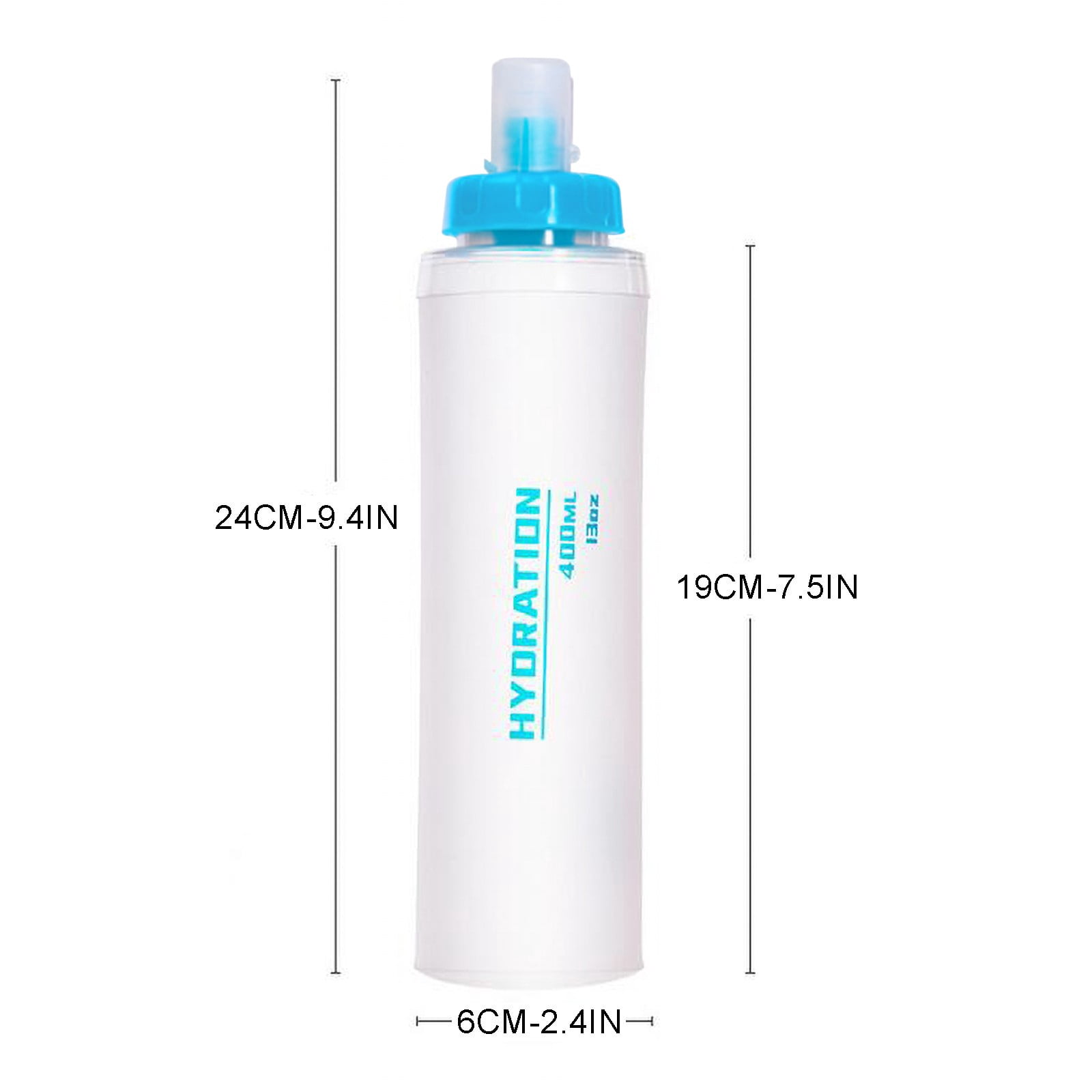TIMIFIS Water Bottle Tpu Outdoor Sports Soft Water Bag Running Folding Water Bottle Cups