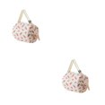 thumbnail image 2 of Wweixi Polyester Foldable Storage Bags For Travel Pack Smart Travel Light Waterproof Space-saving Beach Bag carrot 2Set, 2 of 6