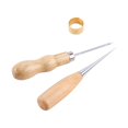 thumbnail image 4 of 13Pcs DIY Leather Craft Tools, Basic Stamping Set Punch Tools Kit, Leather Sewing Supplies Leather Craft For Beginners Sewing Leather, 4 of 8
