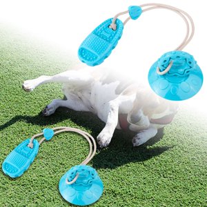 Hearth & Gear Pet Toys Suction Cup Slippers Durable Teeth Leaky Food Boredom Self Indulgence Consume Energy Medium Sized Dog Gnawing Toys Dog Boxes with And Large Dog Chew for Aggressive Chewers Large