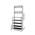 thumbnail image 3 of Clearance pimelu Floor-standing Shoe Rack Coat Rack Integrated Door Multi Layer Space Saving Simples Home Dormitory Rental Room Storage Shoe Cabinet Canada Day, 3 of 8