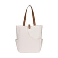 thumbnail image 2 of S SERENABLE Pickleball Bag Lightweight Outdoor Sports Racquet Handbag with Paddle Pocket white, 2 of 9