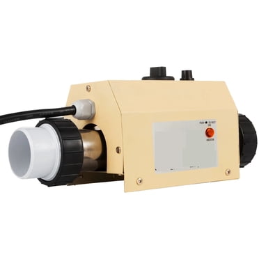 Swimming Pool Heater 2KW SPA Electric Water Heater Pump 48mm 50mm Pool Equipment Water Heater Thermostat ,Fast Heating