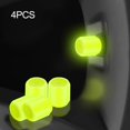 thumbnail image 2 of 4PCS Universal Fluorescent Car Tire Valve Cap Luminous Bike Tire Valve Stem Cap, 2 of 10