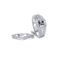 thumbnail image 3 of Ensemble de Montage de Fiançailles Diamant 1/2ct Or Blanc 14K, 3 of 4