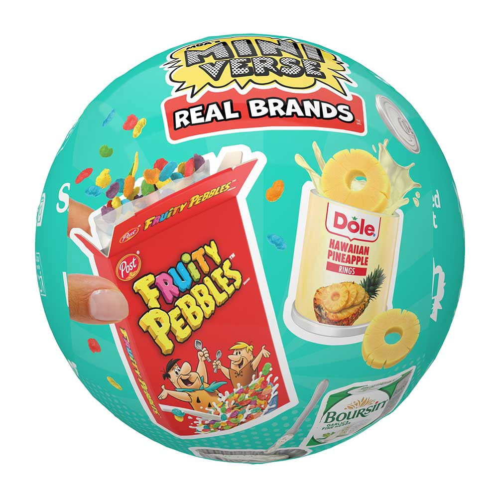 MGA's Miniverse Real Brands Series 2 Mini Collectibles – Blind Pack, Hyper-Realistic Replica Food Brands, Ages 8+, Not Edible