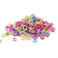 thumbnail image 3 of 100PCS Kids Ponytail Holders Solid Color Hair Ties Elastic Hair Bands with Box, 3 of 10