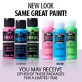 thumbnail image 4 of Folkart Neon Acrylic Paint, Yellow, 2 fl oz, 4 of 8
